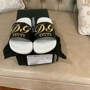 SANDALS DOLCE E GABBANA,  Men's Rubber Sandals